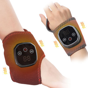 Calefacción inalámbrica vibración mano y tobillo soporte Brace masajeador recargable eléctrico compresa caliente cinturón de masaje para muñeca tobillo - Product Image 1
