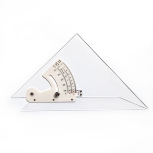 Regla de Dibujo Triangular Ajustable de 10 Pulgadas, Multiusos, de Plástico Transparente para Arquitectos - Product Image 2