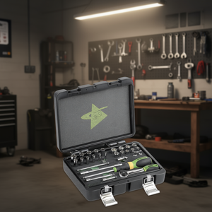 Fasangas <b>Socket</b> Wrench Set 29 Pc Metric Automotive Repair Tool Kit - Product Image 3