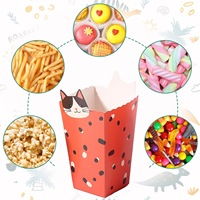 Boîte en carton compostable personnalisée pour frites, emballage jetable pour snacks frits, frites, chips, emballage pour restauration rapide