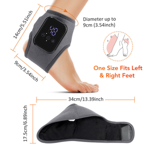 Masajeador de Pantorrillas USB Recargable Moderno de Alta Calidad con Soporte para Tobillos, Aplicación de Calor y Masaje de Compresión para Relajar el Tobillo - Product Image 6