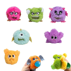 Kids Sensory Fidget Toy Anti-Stress <b>Ball</b> for 5+ Years Old Fashionable TPR Plush <b>Squeeze</b> Toy for Autism Relief - Product Image 1