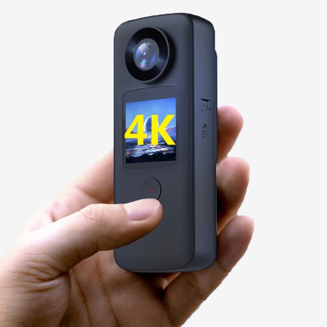 4K WiFi Anti-shake Sport Camera Dual Screen 30m Waterproof Touch Screen Action Camera for Travel Video Recorder Diving Bodycam