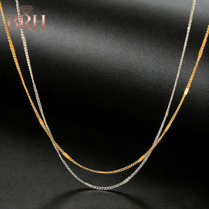 <span class=keywords><strong>Collier</strong></span> en chaîne plaqué or, <span class=keywords><strong>collier</strong></span> superposé quotidien, chaîne en os de <span class=keywords><strong>serpent</strong></span>, chaîne tressée en <span class=keywords><strong>maille</strong></span>, <span class=keywords><strong>collier</strong></span> clavicule d'été - Product Image 5