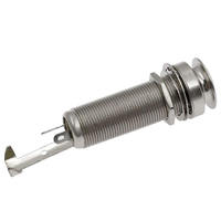 HAO PJ-669 Câbles patch mono audio TS femelle 1/4 pouce (6,35 mm) à monter sur panneau, avec fiche téléphonique en laiton 1P pour guitare