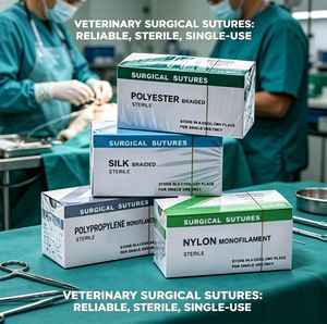 Suturas para Investigación en Laboratorios de Ciencias - Suturas Estériles Selladas Individualmente con Aguja para Estudio Anatómico y Entrenamiento Veterinario - Product Image 2
