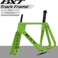 Nouveau cadre de vélo de piste en carbone BXT, cadre de course à pignon fixe en fibre de carbone, cadre de vélo de route TRC-195, cadre de vélo de piste