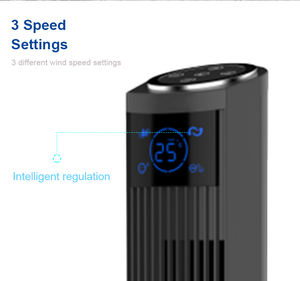 <span class=keywords><strong>Ventilateur</strong></span> sur pied de 37 pouces avec télécommande, écran LED, moteur CC, circulation d'air, oscillation, minuterie de sommeil - Product Image 3