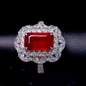 Anillos clásicos <span class=keywords><strong>para</strong></span> mujer, anillo <span class=keywords><strong>de</strong></span> piedras preciosas <span class=keywords><strong>de</strong></span> rubí rojo Vintage Original, joyería fina hecha a mano, regalo <span class=keywords><strong>de</strong></span> compromiso <span class=keywords><strong>de</strong></span> boda - Product Image 3