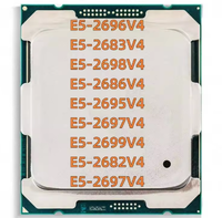 Processeur CPU d'occasion E5-2696V4 2697V4 2698V4 2699V4 2697AV4 pour serveurs, type de socket LGA 2011 L3