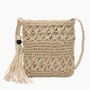 Sacs à main enfants bon marché pour dames 3 pièces ensembles délicats de paniers pour dames faits à la main kit de paille arc-en-ciel de <span class=keywords><strong>thaïlande</strong></span> et de marque - Product Image 5