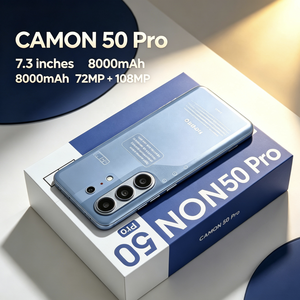 Smartphone Camon 50 Pro Turquoise 5G, téléphone à triple caméra arrière, écran AMOLED, processeur Deca Core 5G, stockage 1 To. - Product Image 6