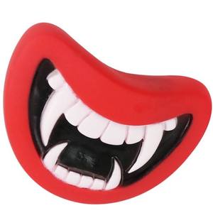 Uzun diş şekilli cadılar bayramı köpek oyuncaklar yumuşak Pet çiğnemek oyuncaklar komik zor gıcırtılı köpek oyuncak - Product Image 5