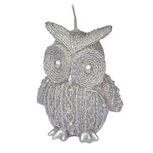 Grey Owl <b>Novelty</b> <b>Candle</b> with Glitter Unique and Eye-catching Home Decor - Product Image 1