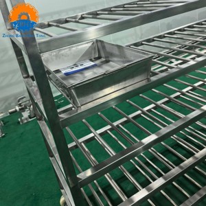 Chariot de congélation rapide multi-niveaux pour chambre froide <span class=keywords><strong>d</strong></span>'abattoir, équipement de transport de <span class=keywords><strong>viande</strong></span>, chariot congélateur horizontal - Product Image 4