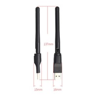 MT7601 USB 2,0 Mini adaptador de red inalámbrica 150m inalámbrico USB Wifi transmisor y receptor conjunto para PC y TV Set-Top Box 7601