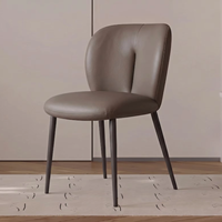 Conçu avec des lignes en forme de coquille. Matériau en éponge haute densité et hautement élastique. Couleur marron. Chaise de salon.
