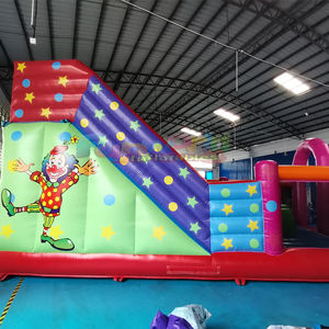 Castillos inflables, casa de brinco inflable tipo circo y tobogán combinados, castillo inflable gigante para exteriores. - Product Image 2