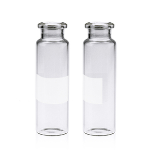 ขวดแก้วใสแบบ Crimp Top ขนาด 20 มล. สำหรับห้องปฏิบัติการ ใช้กับ GC Headspace - Product Image 3