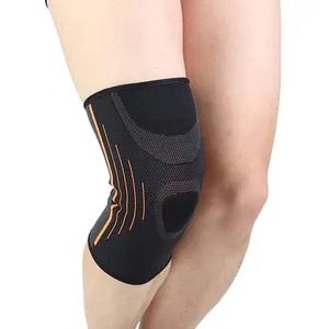 Fabriek Groothandel 3d Nylon Spandex Elastische Knie Brace Ondersteuning Beste Compressie Knie Ondersteuning
