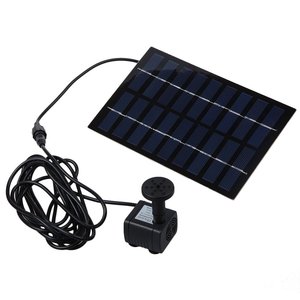 9V pannello solare alimentato decorazione del giardino casa uccello da bagno pesci acquario Kit pompa sommergibile acqua fontana - Product Image 1