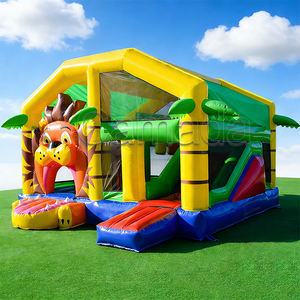 Château gonflable Lion <span class=keywords><strong>King</strong></span> avec toboggan pour enfants - Product Image 4