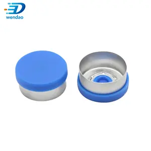 13mm 15mm 20mm blue Aluminum Plastic Combination Cover flip top Vial Cap for Medicine Vial