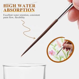 Cepillo delineador <span class=keywords><strong>de</strong></span> Punta larga <span class=keywords><strong>de</strong></span> pelo Natural portátil <span class=keywords><strong>de</strong></span> 3 tamaños, cepillo delineador <span class=keywords><strong>de</strong></span> guión, Ideal para <span class=keywords><strong>pintura</strong></span> <span class=keywords><strong>de</strong></span> detalles <span class=keywords><strong>de</strong></span> aceite acrílico <span class=keywords><strong>de</strong></span> acuarela - Product Image 4