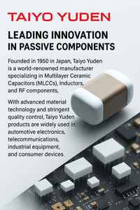 Condensateur céramique haute fréquence TAIYO YUDEN 0603 1608 25V 10% SMD MSAST168SB7105KTNA01 TMK107B7105KA-T - Product Image 5