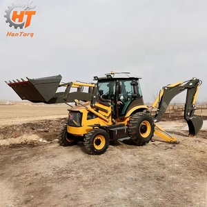 Hantorq 388 4wd मिनी लोडर बैकहोय फ्रंट लोडर और बैकहोय छोटे 2.5 स्पष्ट टन प्रकार के खुदाई व्हील लोडर - Product Image 3
