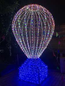 Luces LED personalizadas con diseño de globo aerostático IP65 para decoraciones navideñas y festivas de interior - Product Image 6