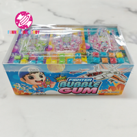 Bonbons à mâcher en forme de jouet de labyrinthe d'avion OEM en gros, saveur de fruits mélangés, mini bonbons à mâcher carrés