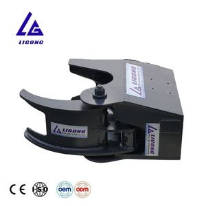 Cisaille hydraulique pour arbres pour mini-excavatrice de 1,5 à 3,5 tonnes, coupe-bois compact avec grappin pour la taille des vergers et le débroussaillage des clôtures - Product Image 5