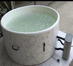 Venta caliente 2-4 Persona Adulto Spa Forma redonda Inflable Bañera de hidromasaje PVC al aire libre Whirlpool y piscina - Product Image 3