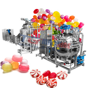 Ligne de production de bonbons durs moulés <span class=keywords><strong>sous</strong></span> pression pour tous types de bonbons durs avec <span class=keywords><strong>cuiseur</strong></span> <span class=keywords><strong>sous</strong></span> <span class=keywords><strong>vide</strong></span> - Product Image 1