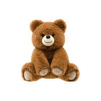 Boneka Beruang Teddy Super Lembut Custom ODM Pesanan Khusus Hadiah Natal Anak Desain Hutan Isi Kapas PP 11-30cm