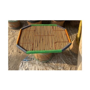 Nouveau modèle de tabouret en rotin bambou table et salle à manger meubles de chambre et d'école fabricant en gros en Inde - Product Image 2