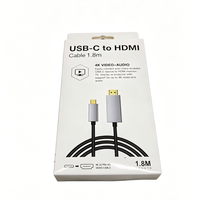 Cable USB C a HDTV 4K para Monitor, Adaptador HDTV a USB C, Cable Convertidor USB C a HDMI para Chromebook y TV