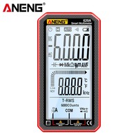 Multimeter Multifungsi Layar Besar Digital Presisi Tinggi Penguji Kapasitansi Tegangan Anti-Api Meter Universal Baru