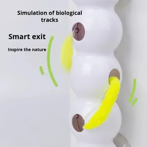 Jouet interactif pour chat Whack a Hole Teaser avec queue mobile automatique et plume Wack Worm Post Cat Toy - Product Image 3