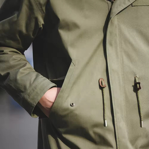 Vintage M51Tactical Balık Kuyruğu <span class=keywords><strong>Parka</strong></span> Erkekler için Kış Sıcak Kapşonlu Orta Uzunlukta Pamuklu İş Kıyafeti Ceket Kaban - Product Image 4
