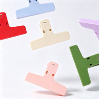 Clips de Plástico para Encuadernación, Multicolores, Reutilizables, para Archivos, Documentos, Suministros de Oficina para Papel