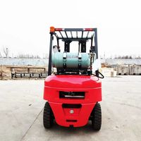 Chariot élévateur à essence Heli de 2,5 tonnes, chariot élévateur au gaz de pétrole liquéfié, chariot élévateur à essence de 2500 kg, prix du chariot élévateur au gaz de pétrole