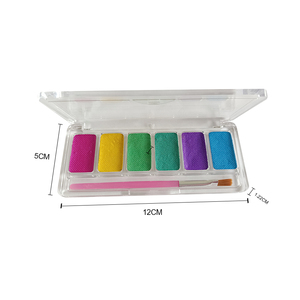 Offre spéciale bon marché outil de <span class=keywords><strong>peinture</strong></span> de palette de 6 couleurs kit de fournitures de <span class=keywords><strong>peinture</strong></span> de corps de visage en gros - Product Image 6
