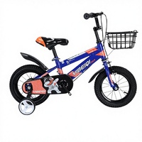 Vélo pour enfants en acier rose avec roues d'apprentissage, motif astronaute de dessin animé, élégant pour petites filles, siège et guidon réglables, roues de 14 pouces