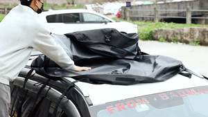 نسخة محسّنة من سقف السيارة أعلى حقيبة ربطة عنق للأمان خطاف تخزين على سطح السيارة - Product Image 5