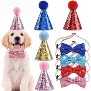 Pet doğum günü şapkası köpekler ve kediler dekoratif sahne doğum günü parti şapkaları ve tatil elbisesi-Up Pet kedi köpek süslemeleri - Product Image 1