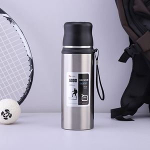 High Quality 304 Stainless Steel Insulation Vacuum <b>Flask</b> Outdoor Sports Drinking Water <b>Bottle</b> With Rope - Product Image 4