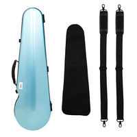 Vente en gros IRIN VB-45 Étui rigide pour violon en fibre de carbone, sac d'instrument de musique léger à double bandoulière