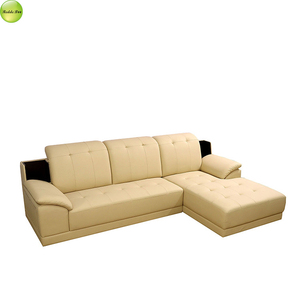 <span class=keywords><strong>Divano</strong></span> Moderno a 3 Posti in Vera Pelle con Struttura in Legno e Chaise Longue per Soggiorno - Product Image 5